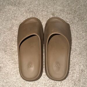 Adidas Earthy Brown Slide Sandals